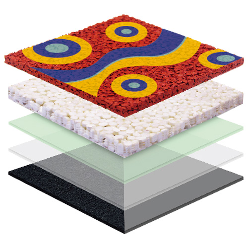 河北区无缝预制型塑胶跑道EPDM面层