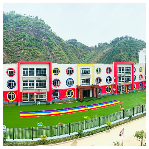 河北区高坝店镇中心幼儿园人造草坪跑道